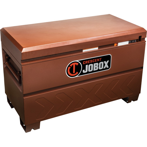 Site-Vault Chest, 72" x 24" x 30-3/4", Steel, Orange Action Paper