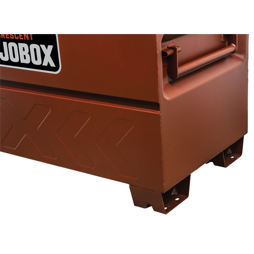 Site-Vault Chest, 72" x 24" x 30-3/4", Steel, Orange Action Paper