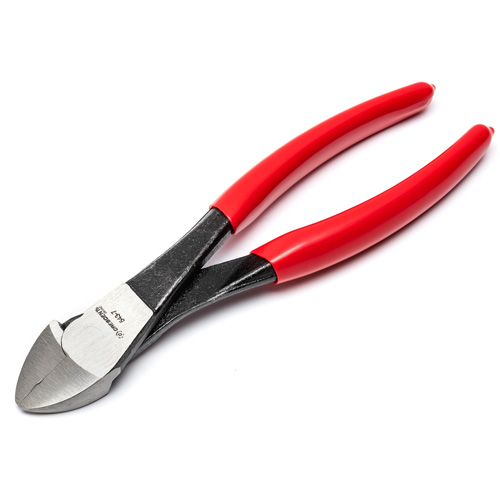 Heavy-Duty Dipped Handle Diagonal Cutting Pliers - Bagged, 7" L Action Paper