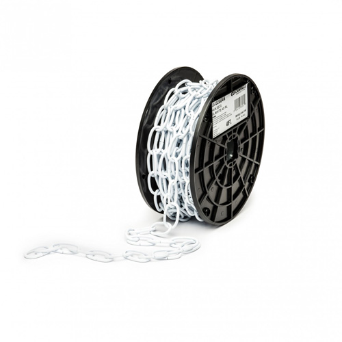 Decorator Chain, Carbon Steel, #10 x 40' (12.2 m) L, 35 lbs. (0.0175 tons) Load Capacity Action Paper