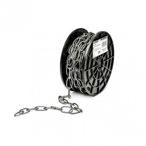 Chaîne d&eacute;corative, Acier au carbone, #10 x 40' (12,2 m) l, Charge d'utilisation 35 lb (0,0175 tonne) Action Paper