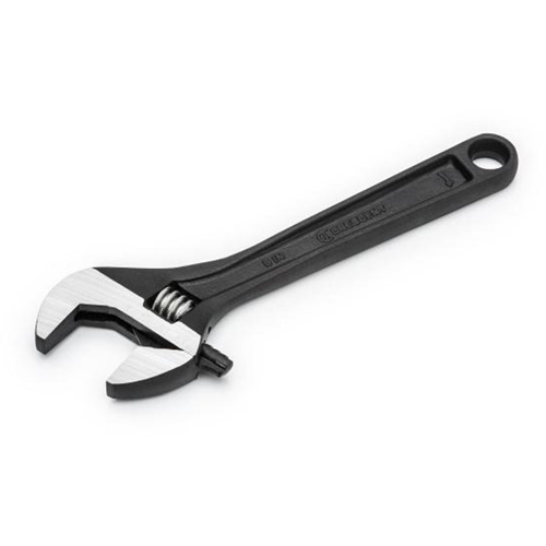 Adjustable Wrench, 6" L, 15/16" Max Width, Black Oxide Action Paper