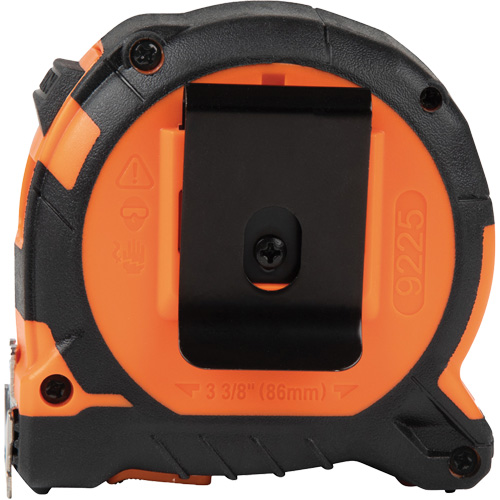 Magnetic Double-Hook Tape Measure, 25', Imperial Graduations Action Paper