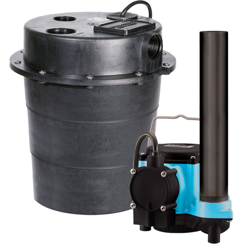 WRS Series Submersible Pump, 45 GPM, 115 V, 9 A, 1/3 HP Action Paper