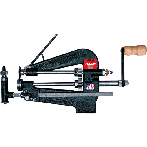 M3 Rotary-Style Gasket Cutter, 22" Cut Diameter, 1/4" Cut Depth Action Paper