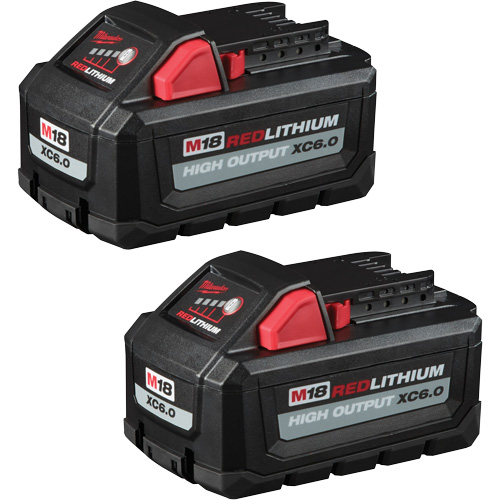 Blocs-piles Redlithium High Output XC6.0, Lithium-ion, 18 V, 6 Ah Action Paper