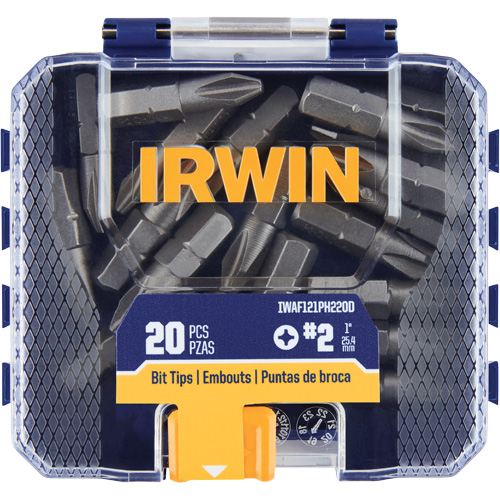 Insert Bits, Phillips, #2, 1/4" Drive Action Paper