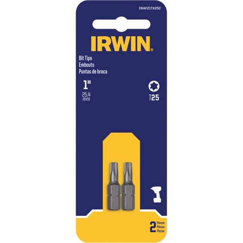 Embouts de tournevis &agrave; ins&eacute;rer, Torx, T-25, Prise 1/4" Action Paper