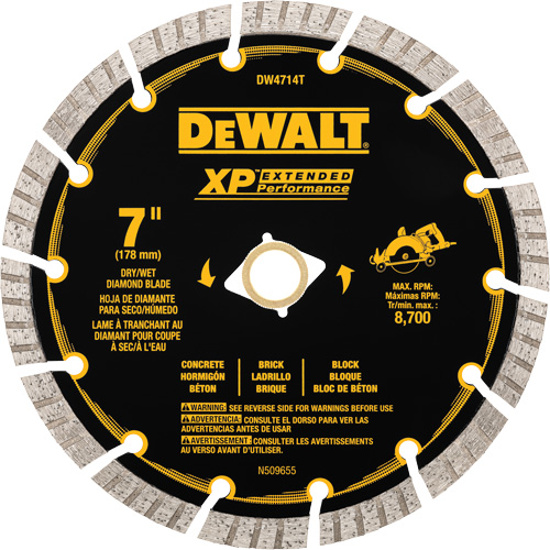 XP Turbo Segmented Diamond Blade Action Paper