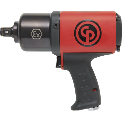 Pneumatic Impact Wrench, 3/4" Drive, 3/8" NPTF Air Inlet, 5100 No Load RPM Action Paper