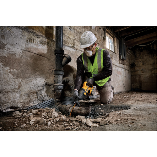 Ensemble de scie alternative sans balai FlexVolt Max, 60 V, Lithium-ion Bloc-pile, 0-3000 coups/min Action Paper