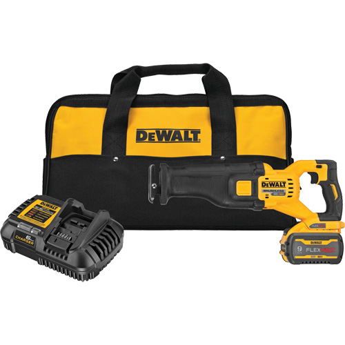 Ensemble de scie alternative sans balai FlexVolt Max, 60 V, Lithium-ion Bloc-pile, 0-3000 coups/min Action Paper