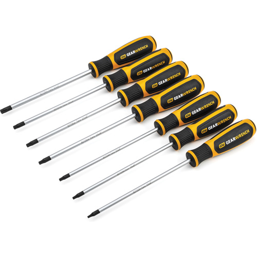 Jeu de tournevis &agrave; double mat&eacute;riaux Torx, 7 mcx Action Paper
