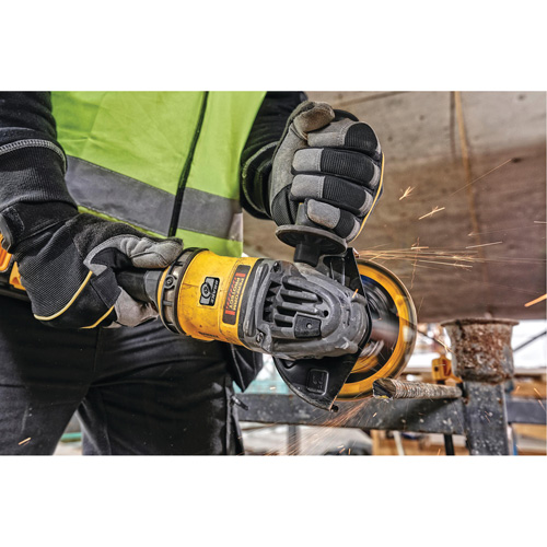 Ensemble de meuleuse sans balai FlexVolt avec frein antirecul, Roue de 4-1/2" - 6", 60 V Action Paper