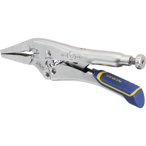 Pince-&eacute;tau avec coupe-fil Vise-Grip Fast Release 6LN, Longueur 6", Bec long Action Paper