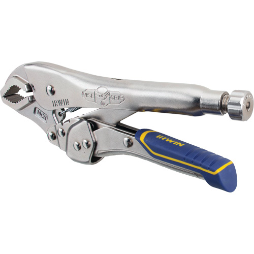 Vise-Grip&reg; Fast Release 10WR Locking Pliers with Wire Cutter, 10" Length, Curved Jaw Action Paper