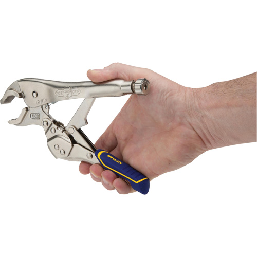 Vise-Grip&reg; Fast Release 10WR Locking Pliers with Wire Cutter, 10" Length, Curved Jaw Action Paper
