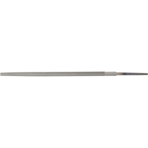 File, 1/4" Dia. x 6" L, Round, Second Cut Action Paper