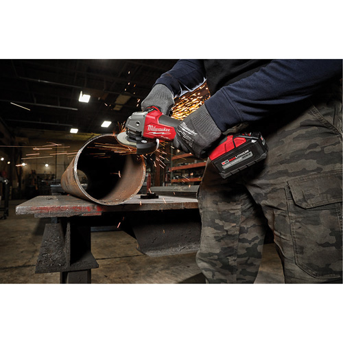 M18 Fuel Paddle Switch No-Lock Grinder Kit Action Paper