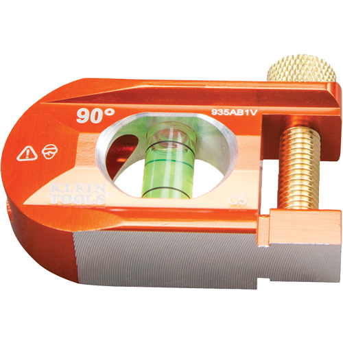 ACCU-BEND Level, 2.5" L, Aluminum, 1, Non-Magnetic Action Paper