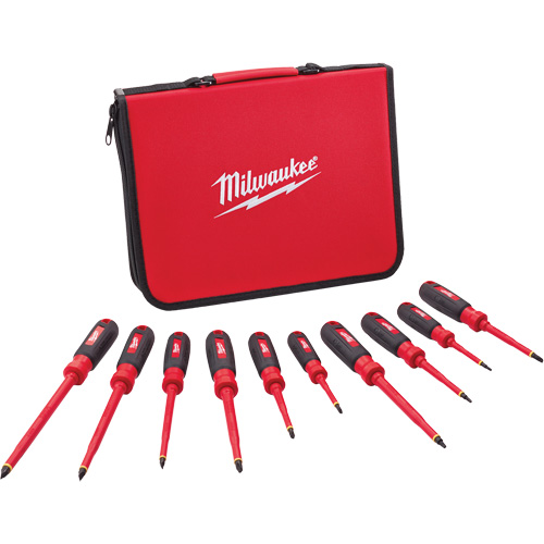 Insulated Screwdriver Set with EVA Foam Case, 10 Pcs. Action Paper