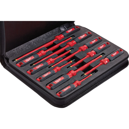 Insulated Screwdriver Set with EVA Foam Case, 10 Pcs. Action Paper