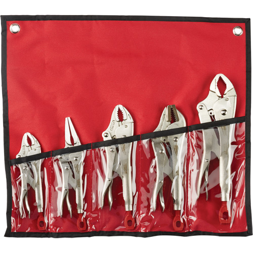 Torque Lock Locking Pliers Kit, 5 Pieces Action Paper