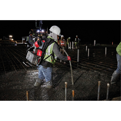 MX Fuel Backpack Concrete Vibrator Kit Action Paper