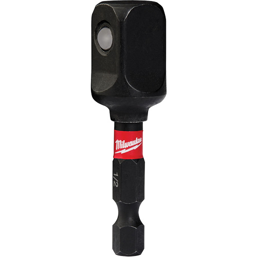 Adaptateur de douille &agrave; chocs Shockwave, 1/4" Prise, Dimension m&acirc;le 1/2", Sph&eacute;rique, 2" lo Action Paper