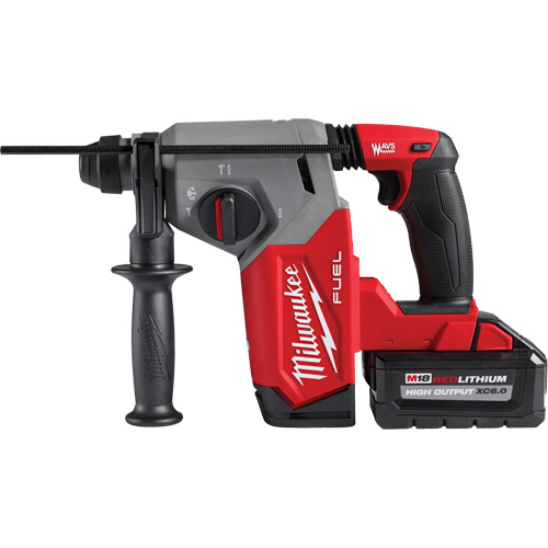 M18 Fuel SDS Plus Rotary Hammer Kit, 18 V, 1", 2 ft-lbs., 1330 RPM Action Paper