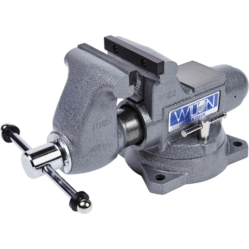 Tradesman Vise, 5-1/2" Jaw Width, 3-3/4" Throat Depth Action Paper