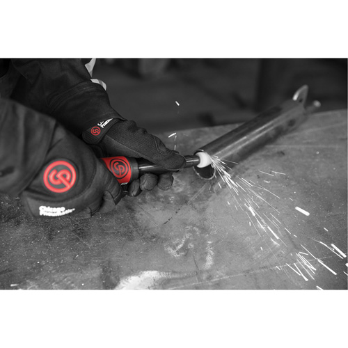 CP7410 Die Grinder with Spindle Lock System, 1/4" Collet, 27000 RPM Action Paper