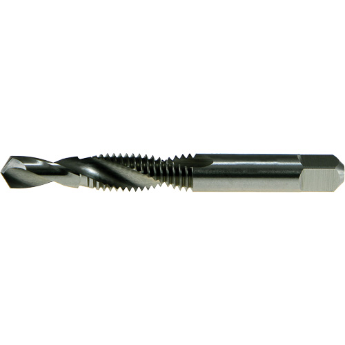 DRILLCO Combined Tap & Drill, #4, High Speed Steel, 118° Point Action Paper
