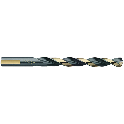Triumph&reg; Thunderbit&reg; Heavy-Duty T1HD+ Jobber Drill Bit, High Speed Steel, 3/8", 5" L, 3-5/8" Flute, 135° Point Angle Action Paper