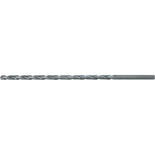 Drillco&reg; Extra Length Drill Bit, 1/8", High Speed Steel, 9" Flute Action Paper
