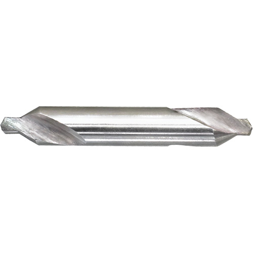 Drillco&reg; Combined Centre Drill & Countersink, #2, 5/64" Small Diameter, 3/16" Large Diameter, High Speed Steel Action Paper