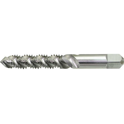 Drillco&reg; Spiral Flute Hand Tap, High Speed Steel, 1/4"-20 Thread Action Paper