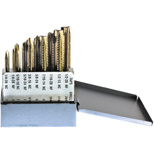 Drillco&reg; Tap Set, 10 Pieces Action Paper