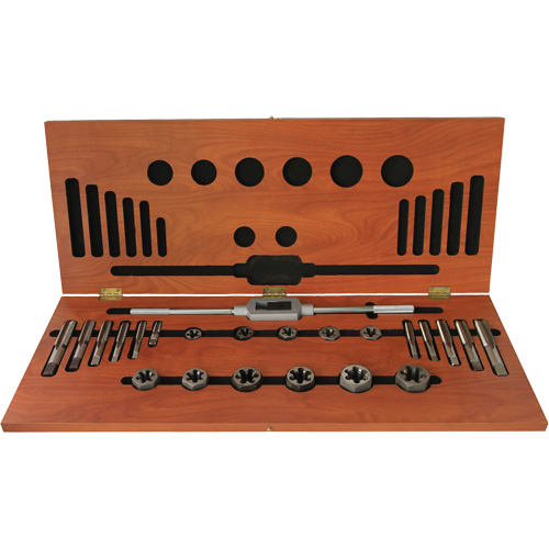 Drillco&reg; Tap & Die Set, 20 Pieces Action Paper