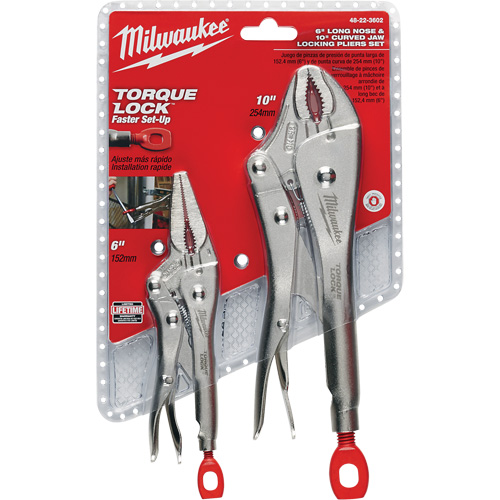 Torque Lock Locking Pliers Set, 2 Pieces Action Paper