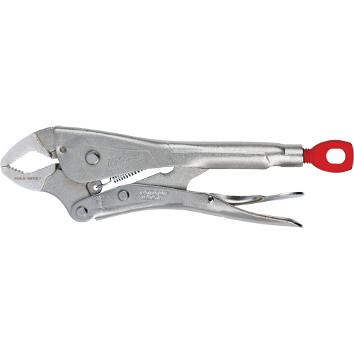 Torque Lock MaxBite Locking Pliers, 10" Length, Curved Jaw Action Paper