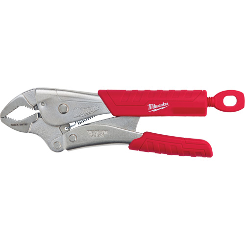 Torque Lock MaxBite Locking Pliers, 10" Length, Curved Jaw Action Paper