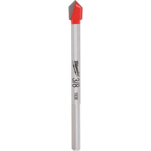 Foret pour verre et carreaux, 3/8", Carbure Action Paper