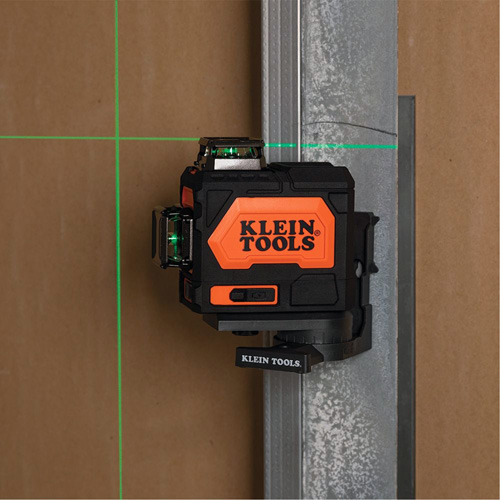 Rechargeable Self-Leveling Green Planar Laser Level Action Paper