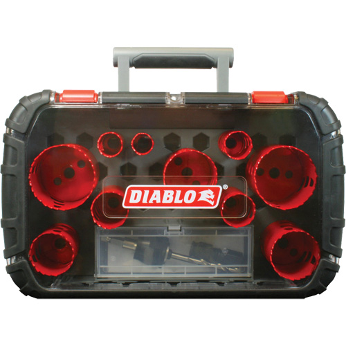 General Purpose Bi-Metal Hole Saw Set, 14 Pieces Action Paper