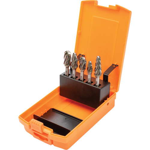 Alu-Cut Carbide Burr Kit, 5 Pieces Action Paper