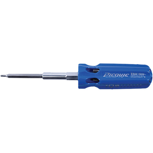 True Torx Multi-Bit Screwdriver, Plastic Handle Action Paper