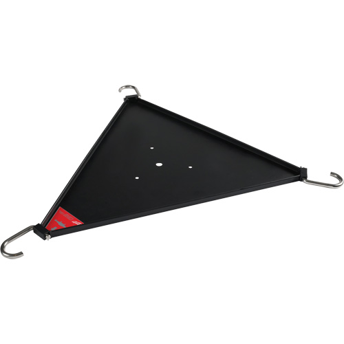 Tablette inf&eacute;rieure pour tr&eacute;pied de nivellement de 6 po avec &eacute;tau &agrave; chaîne Action Paper