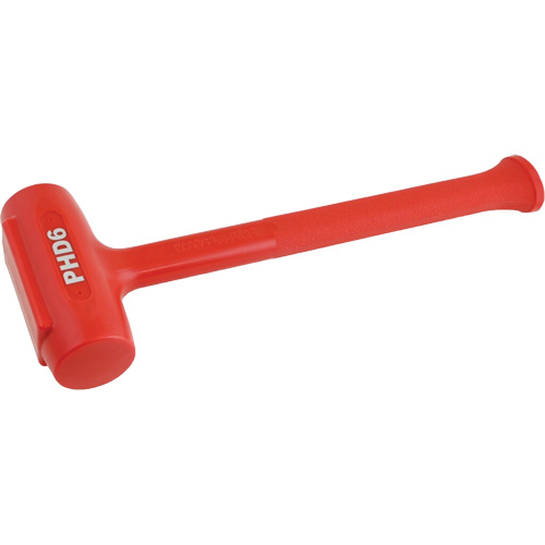 One-Piece Dead Blow Hammer, 5.5 lbs., Smooth Grip, 20" L Action Paper
