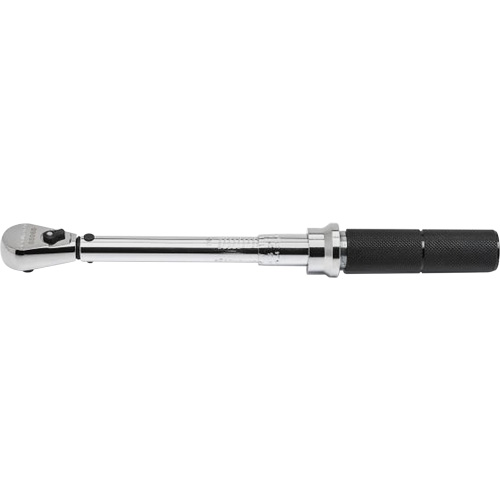 Micrometer Torque Wrench, Click, 3/8" Square Drive, 10 - 100 ft-lbs./20.3 - 142.4 N.m Action Paper